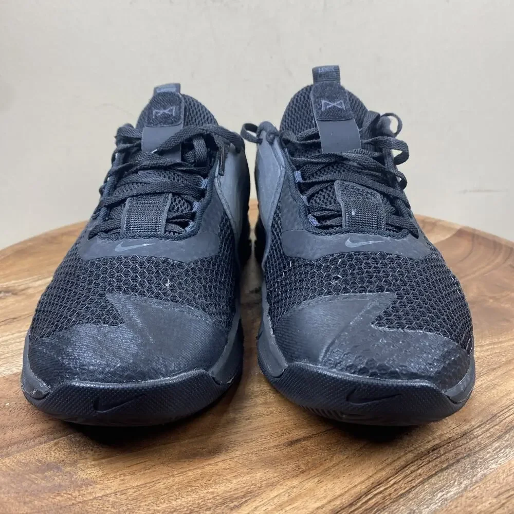 Nike Metcon 7 Black Anthracite Mens Triple Black Size 7 Gym Shoes CZ8281-001